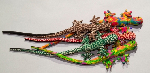 Sandtiere Gecko, Gross 38cm