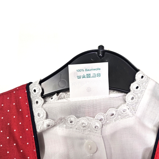 Kleinkind Mädchen Tracht Grösse 80 - Rot, Blau, Weiss 6-12Monate