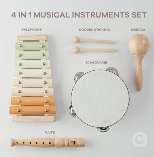 Musikinstrumente-Set für Kinder