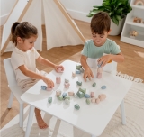 Holz-Stapelsteine | Montessori Bausteine in 3 Grössen & Farben