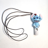 Clay Whistle with Neck Cord Stitsch – Funny Character Sounds (8 cm)