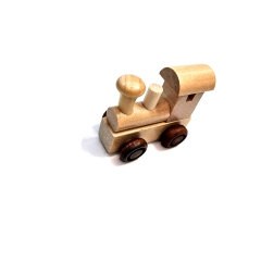 Lokomotive aus Holz