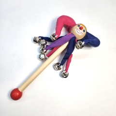 Narrenstab klein Pink/Blau